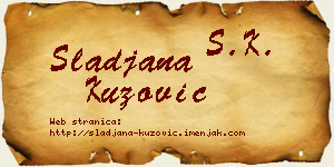 Slađana Kuzović vizit kartica